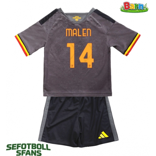 AS Roma Donyell Malen #14 Tredjeställ Barn 2026-27 Kortärmad (+ Korta byxor)